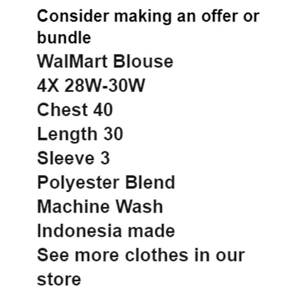 Blouse 4X 28W-30W Plus Size Coverup Striped Vacation Casual Boxy Crop Top - Picture 2 of 6